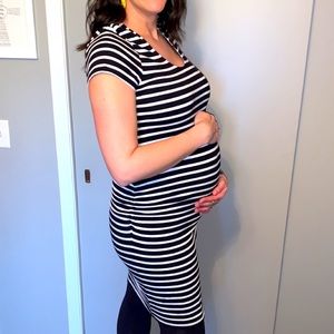 Old Navy Maternity Striped Dress